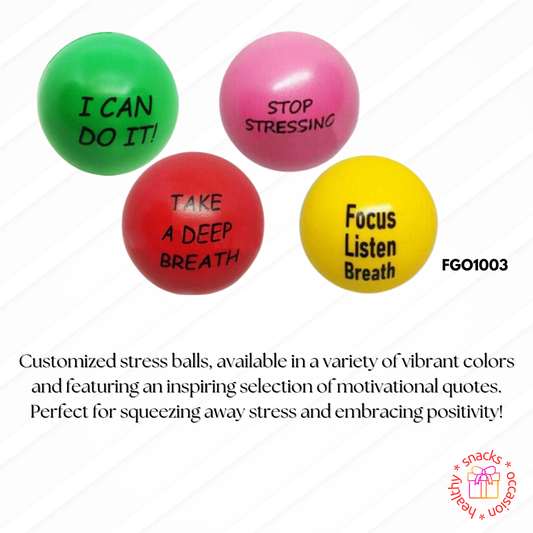 Stress Ball With Motivational Quote