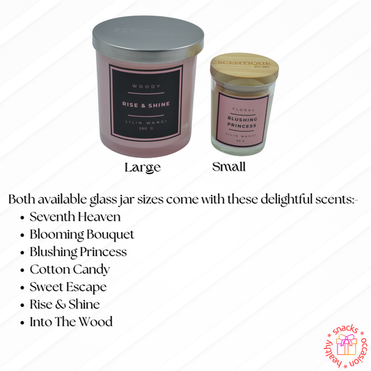 Handcrafted Aroma Scented Candles