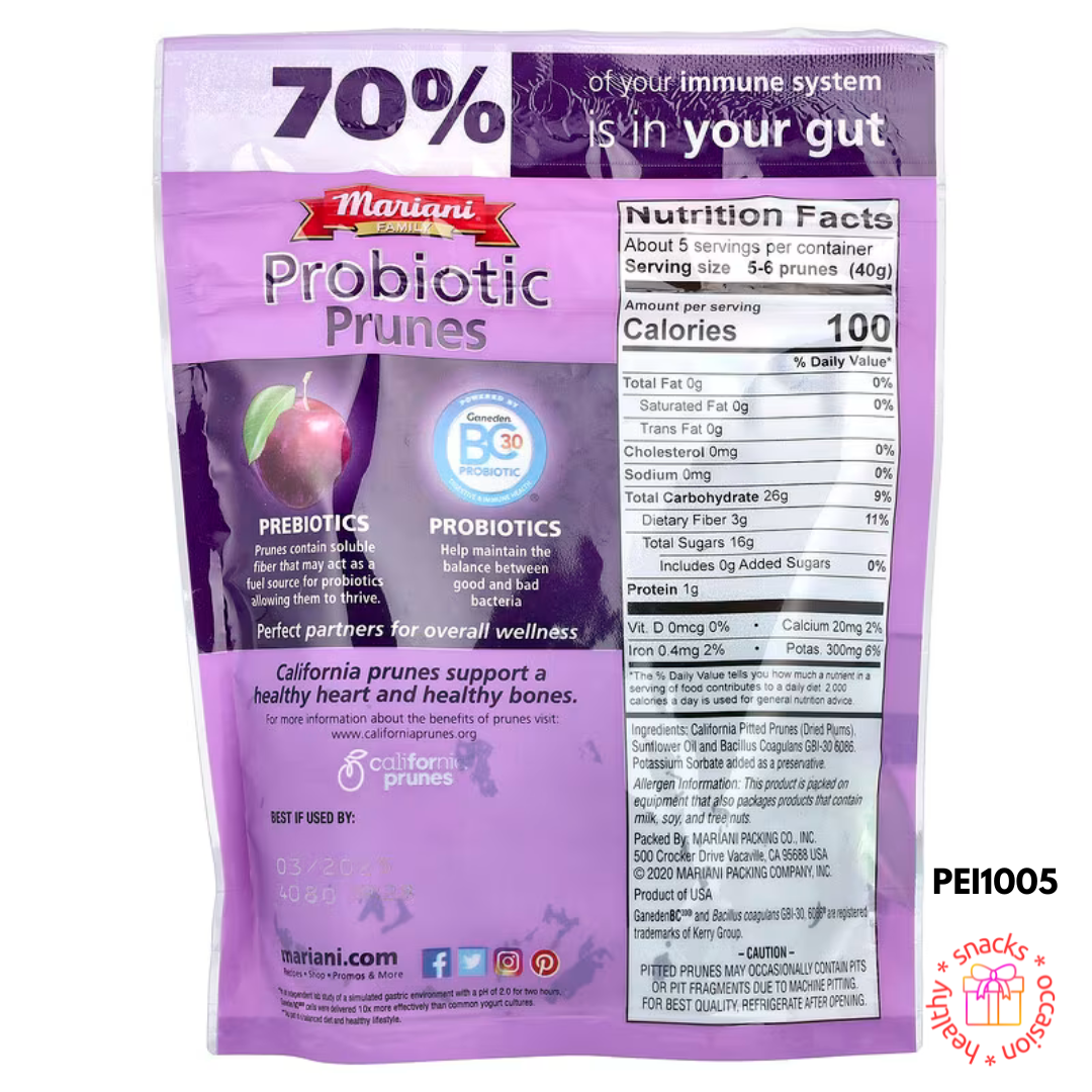 Mariani Dried Fruit, Probiotic Prunes