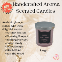 Handcrafted Aroma Scented Candles - Healthy Gifts Hub