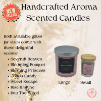 Handcrafted Aroma Scented Candles - Healthy Gifts Hub