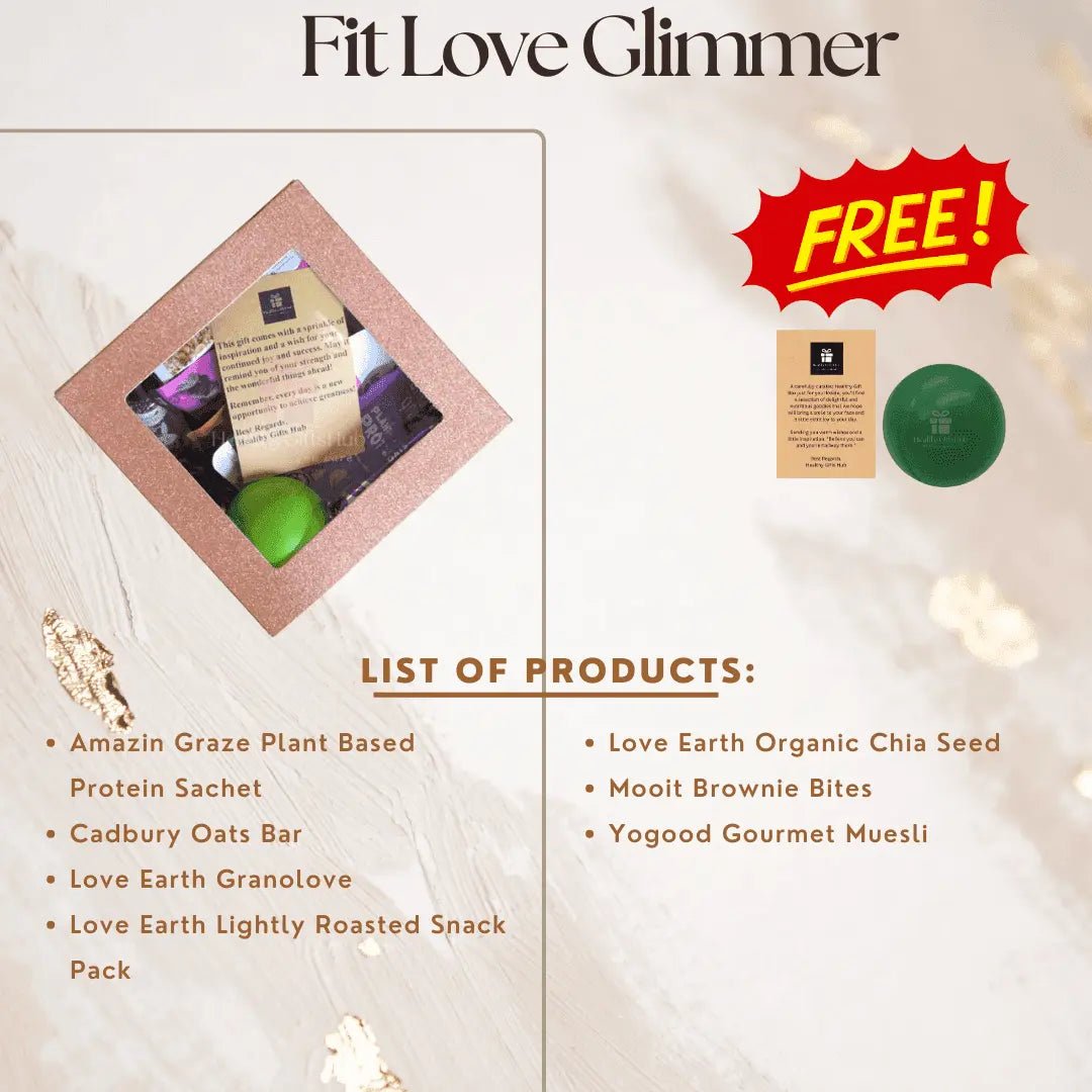 Healthy Gifts Hub - Fit Love Glimmer Gift Box - Healthy Gifts Hub