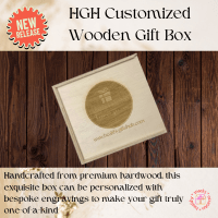 HGH Customized Wooden Gift Box - Healthy Gifts Hub