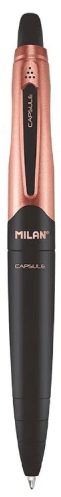 Milan Capsule Copper & Silver Ball Pen - Healthy Gifts Hub