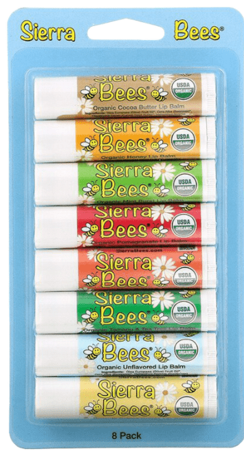 Sierra Bees, Organic Lip Balms Combo - Healthy Gifts Hub